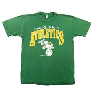 Oakland Athletics Vintage T-Shirt 1988 MLB Artex 80s A's Single Stitch USA Large